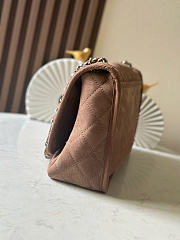 Chanel bag suede brown size 34x25x10cm - 2