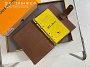 Louis Vuittion R20105 Medium Ring Agenda Cover size 14x8cm - 5