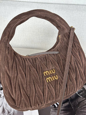 MiuMiu Wander brown bag size 23X17X6cm