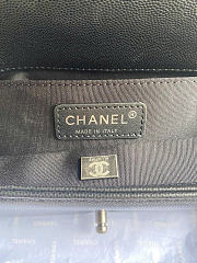 Chanel leboy Caviar Black color bag size 28cm - 3