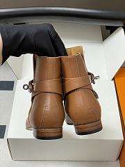 Hermes boots brown - 03 - 5