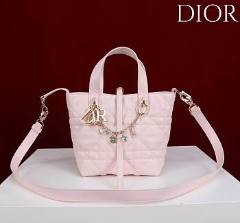 Dior Toujours pink bag size 18.5 x 18.5 x 12 cm