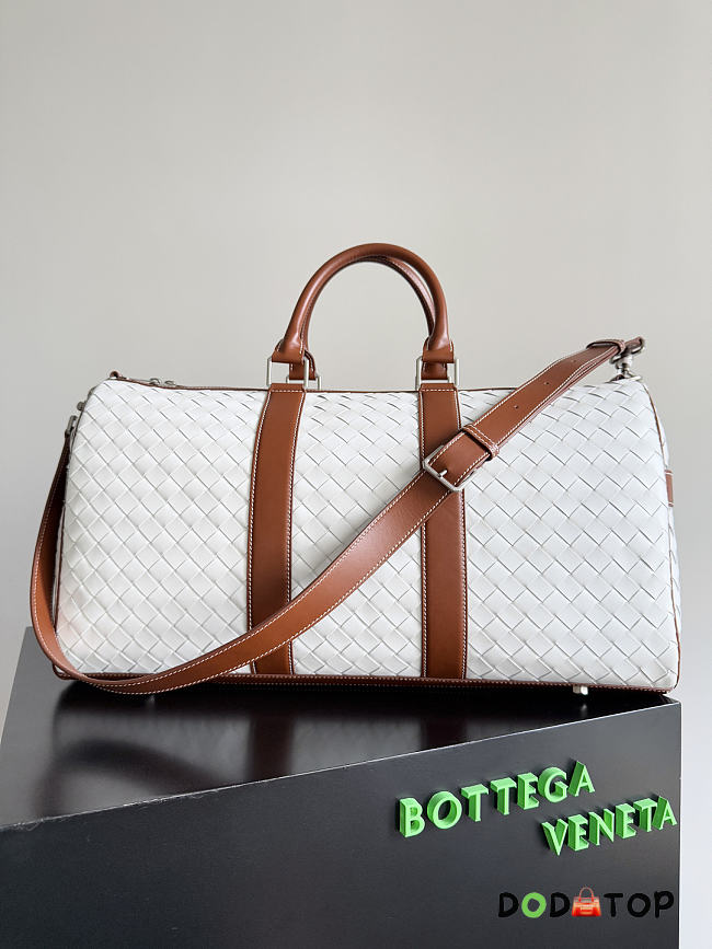 Bottega Veneta Woven Large Travel Bag size 55x29x24cm  - 1