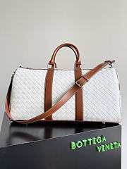 Bottega Veneta Woven Large Travel Bag size 55x29x24cm  - 1