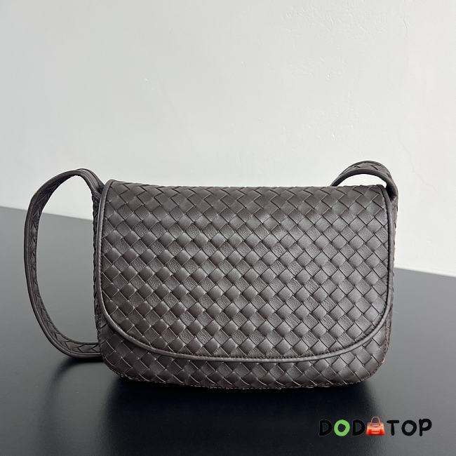 Bottega Veneta Veneto Flap Crossbody black Bag 26x18.5x5cm - 01 - 1