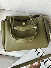 Loewe Madrid green bag size 28.5x11x23cm - 6
