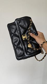 Chanel crossbody bag black size 24x35x10 cm - 4