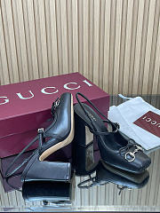 Women's Gucci Horsebit slingback pump black - 6