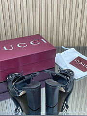 Women's Gucci Horsebit slingback pump black - 2