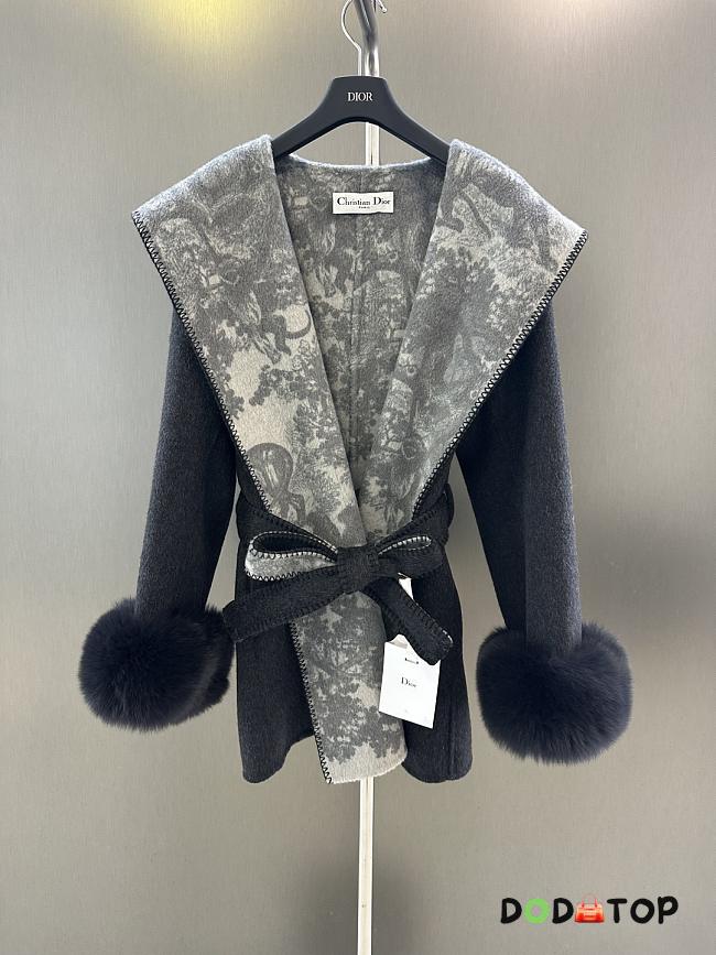 Dior Warm fur jacket gray - 1