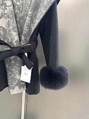 Dior Warm fur jacket gray - 5