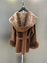 Dior Warm fur jacket brown - 5