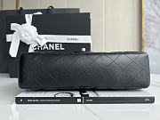 Chanel flap bag lambskin black bag size 25cm - 3