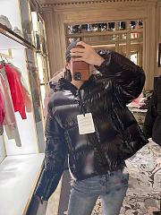 Moncler Women's black down padded huppe jacket - 6