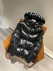 Moncler Women's black down padded huppe jacket - 5