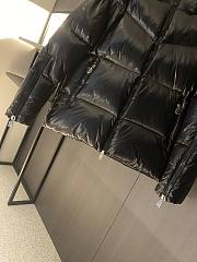 Moncler Women's black down padded huppe jacket - 4