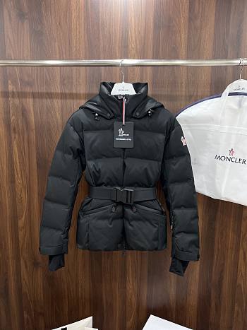 Moncler Grenoble Tolima Hooded Down Ski Jacket black