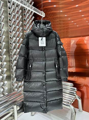 Moncler long black jacket