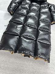 Moncler long black jacket 02 - 4