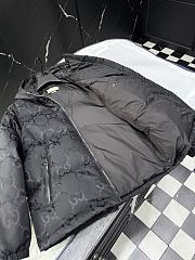 Men Jumbo GG canvas down jacket black - 3