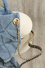 Chanel Bow bag denim size 26x15x5cm - 4