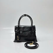 MiuMiu Solitaire shiny leather bag black size 28x19.5x11cm - 1