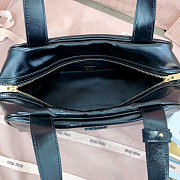 MiuMiu black Leather top-handle bag 28X15X13CM  - 4