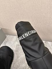 Balenciaga Black Logo Patched Alaska Boots  - 6