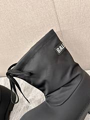 Balenciaga Black Logo Patched Alaska Boots  - 4
