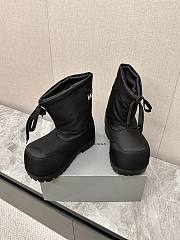 Balenciaga Black Logo Patched Alaska Boots  - 3