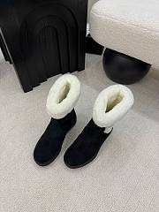Chanel black Fur boots - 5