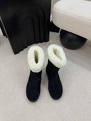 Chanel black Fur boots - 4