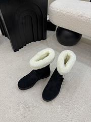 Chanel black Fur boots - 3