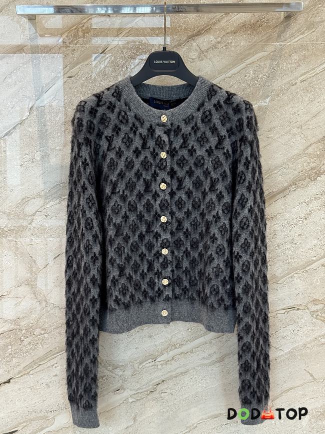 Louis Vuitton cardigan gray - 1