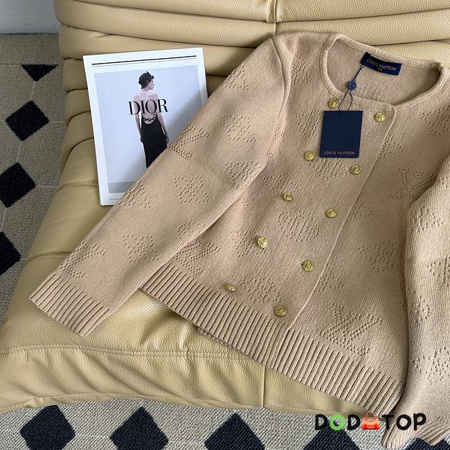 Louis Vuitton cardigan beige - 1