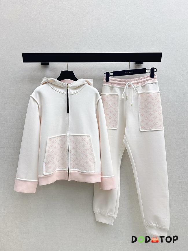 Louis Vuitton a long-sleeve pants set white - 1
