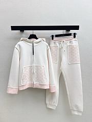 Louis Vuitton a long-sleeve pants set white - 1