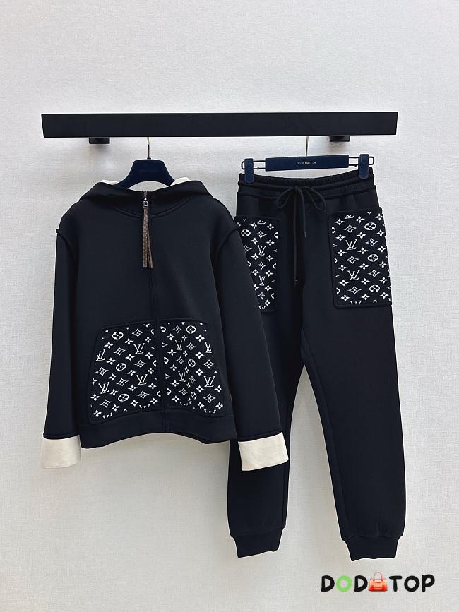 Louis Vuitton a long-sleeve pants set black - 1