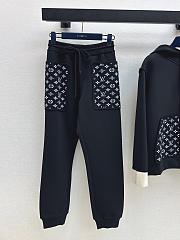 Louis Vuitton a long-sleeve pants set black - 6