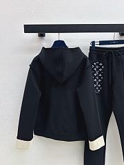 Louis Vuitton a long-sleeve pants set black - 4