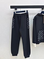 Louis Vuitton a long-sleeve pants set black - 3