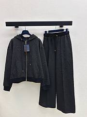Louis Vuitton a long-sleeve pants set black - 01 - 1