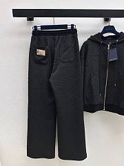Louis Vuitton a long-sleeve pants set black - 01 - 3