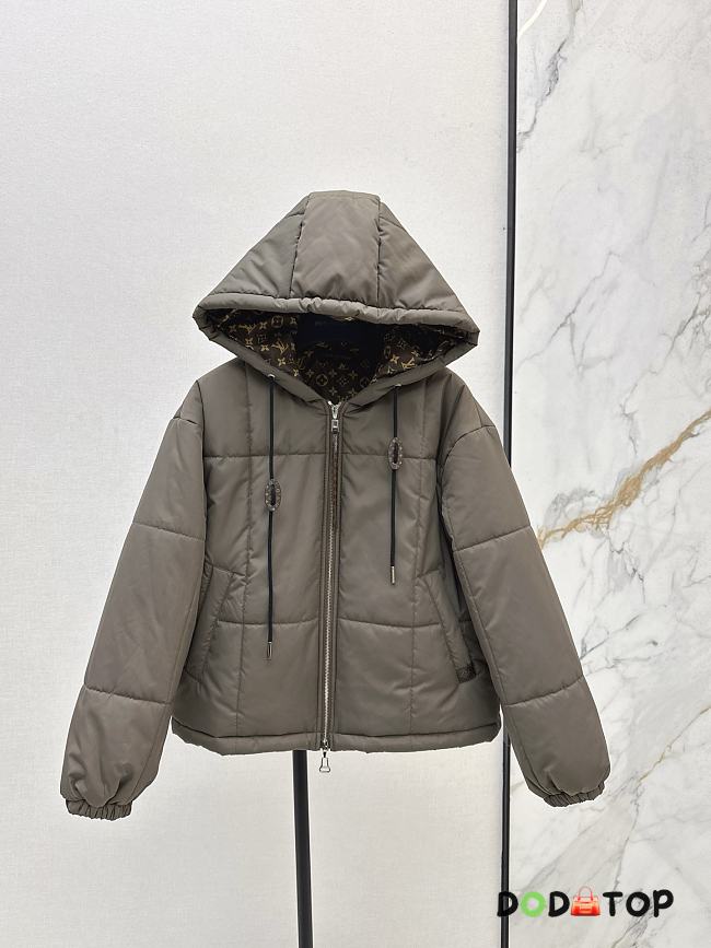 Louis Vuitton down jacket gray - 1