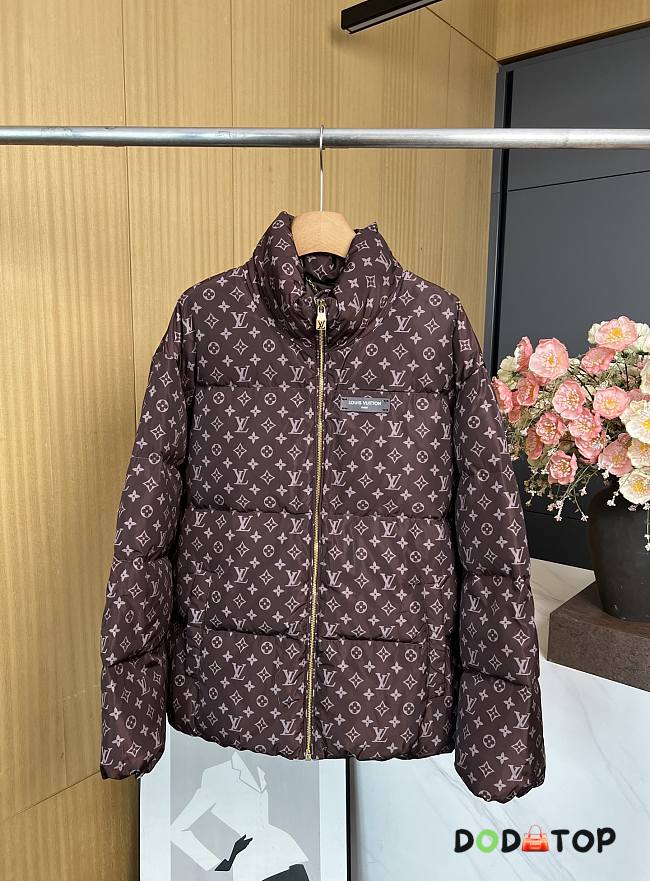Louis Vuitton puffer coat brown - 1