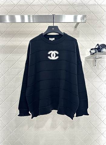 Chanel sweater black