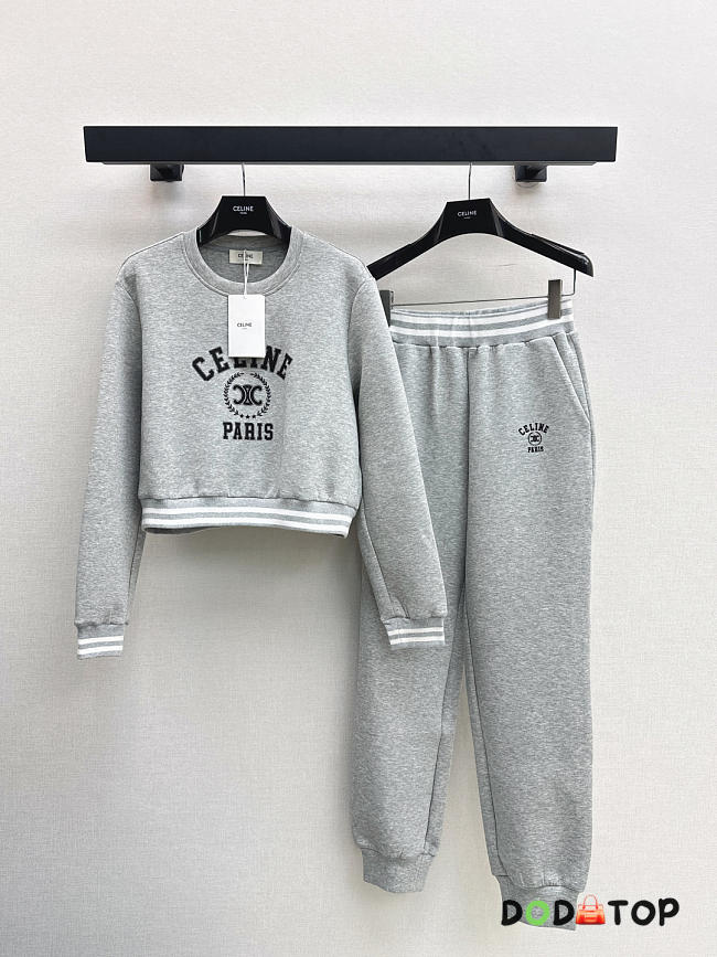 Celine a long-sleeve pants set gray - 1