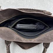 Balenciaga Le City Bag for Her in Storm brown 38.5×24×13.5cm - 02 - 6
