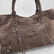 Balenciaga Le City Bag for Her in Storm brown 38.5×24×13.5cm - 02 - 3