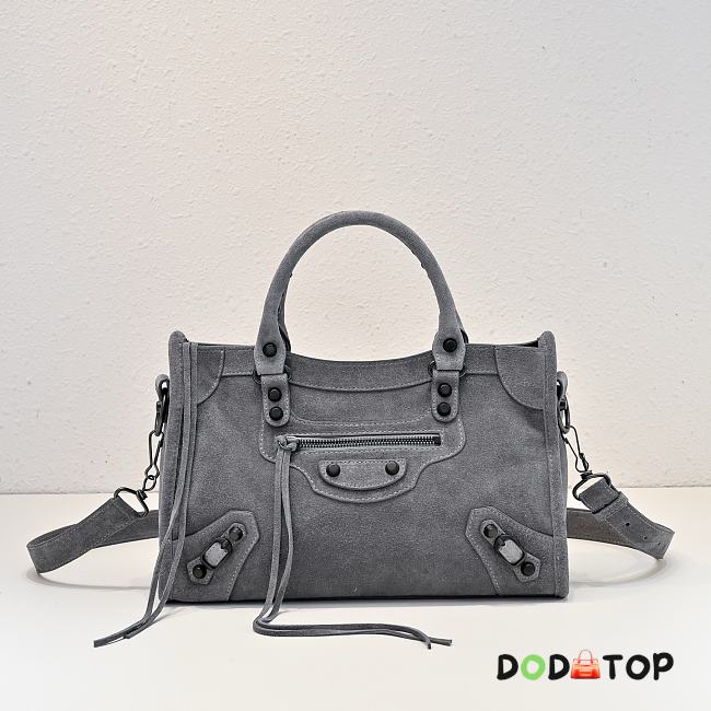 Balenciaga motorcycle gray bag size 30×20×10cm - 1